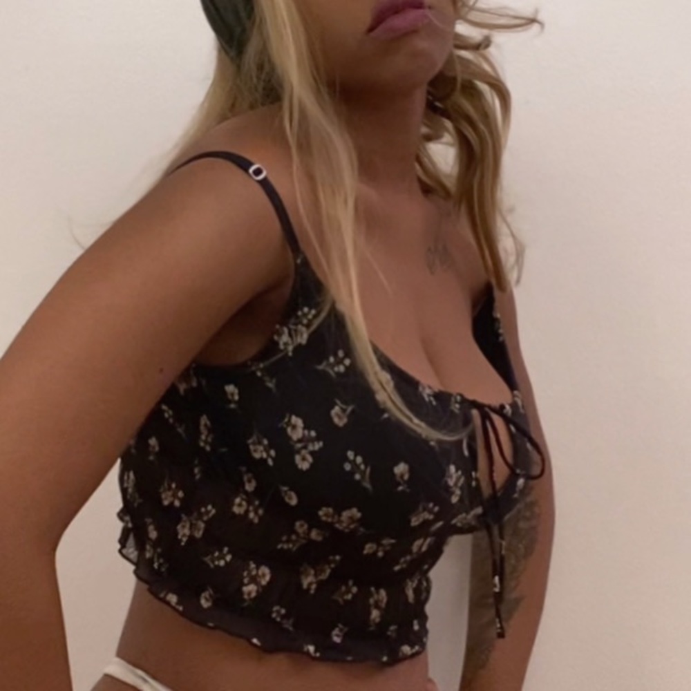 floral Gilly Hicks bralette